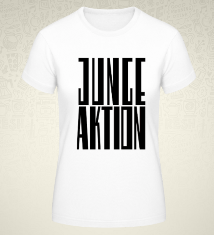 T-Shirt der Jungen Aktion Vorderseite