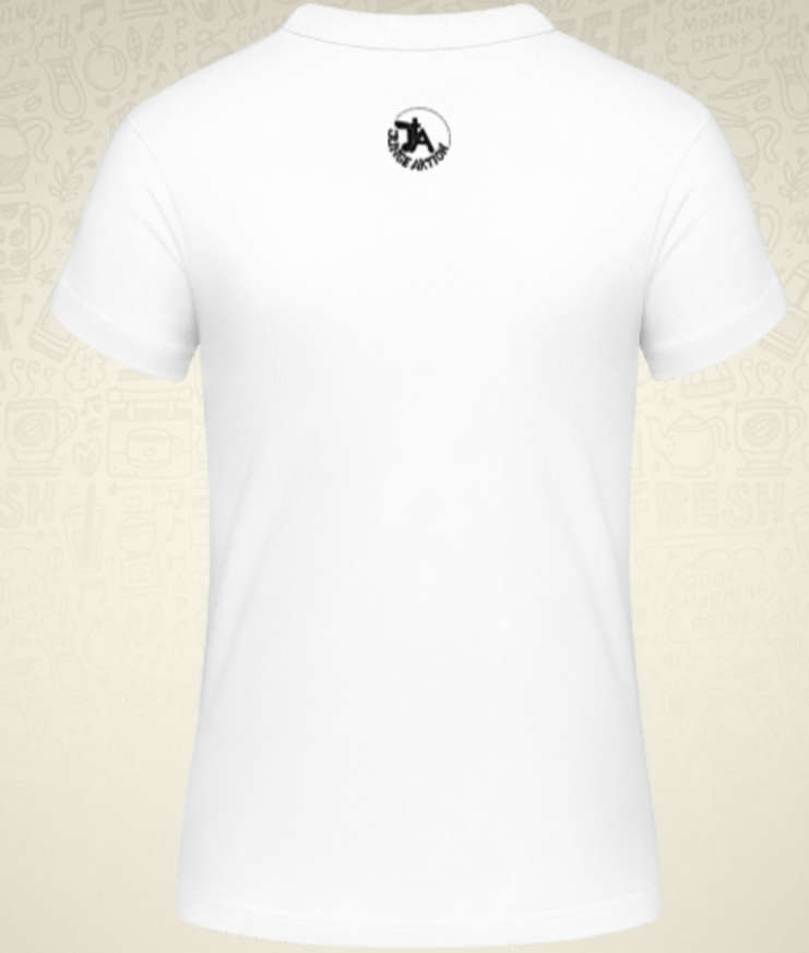 T-Shirt der Jungen Aktion Rückseite